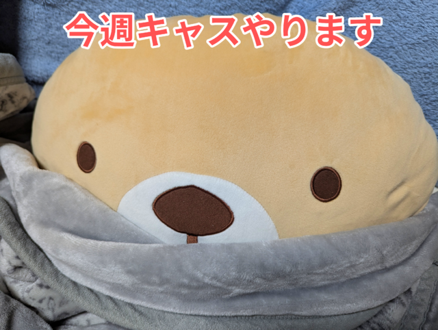 今週どこかでキャスやります