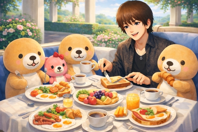 優雅なモーニング