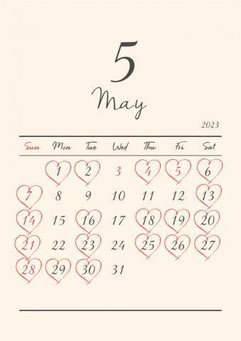 5月のシフト?