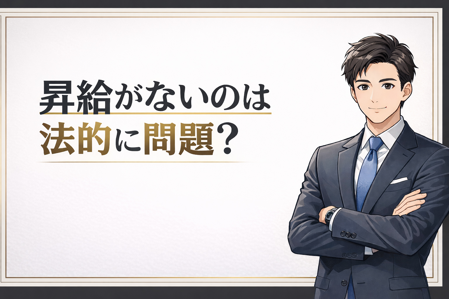 それ、違法です。「必ず昇給」といった文言の記載があるのに「昇給しない」・・・