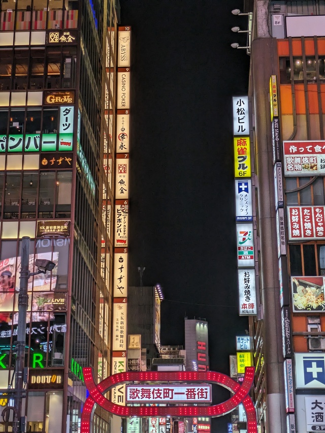 夜の歌舞伎町と映画！