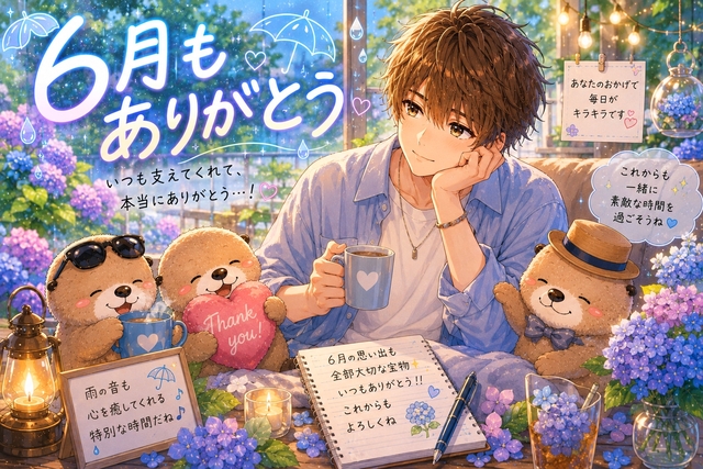 【感謝】6月もありがとうございました