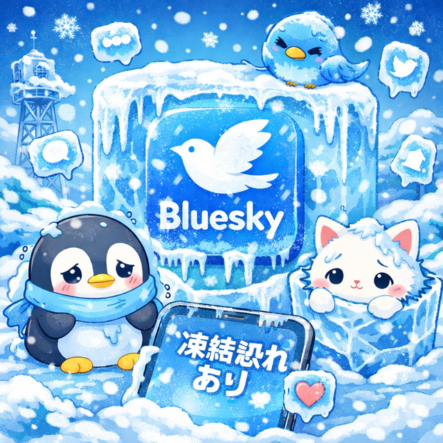 Blueskyも🧊の恐れあり