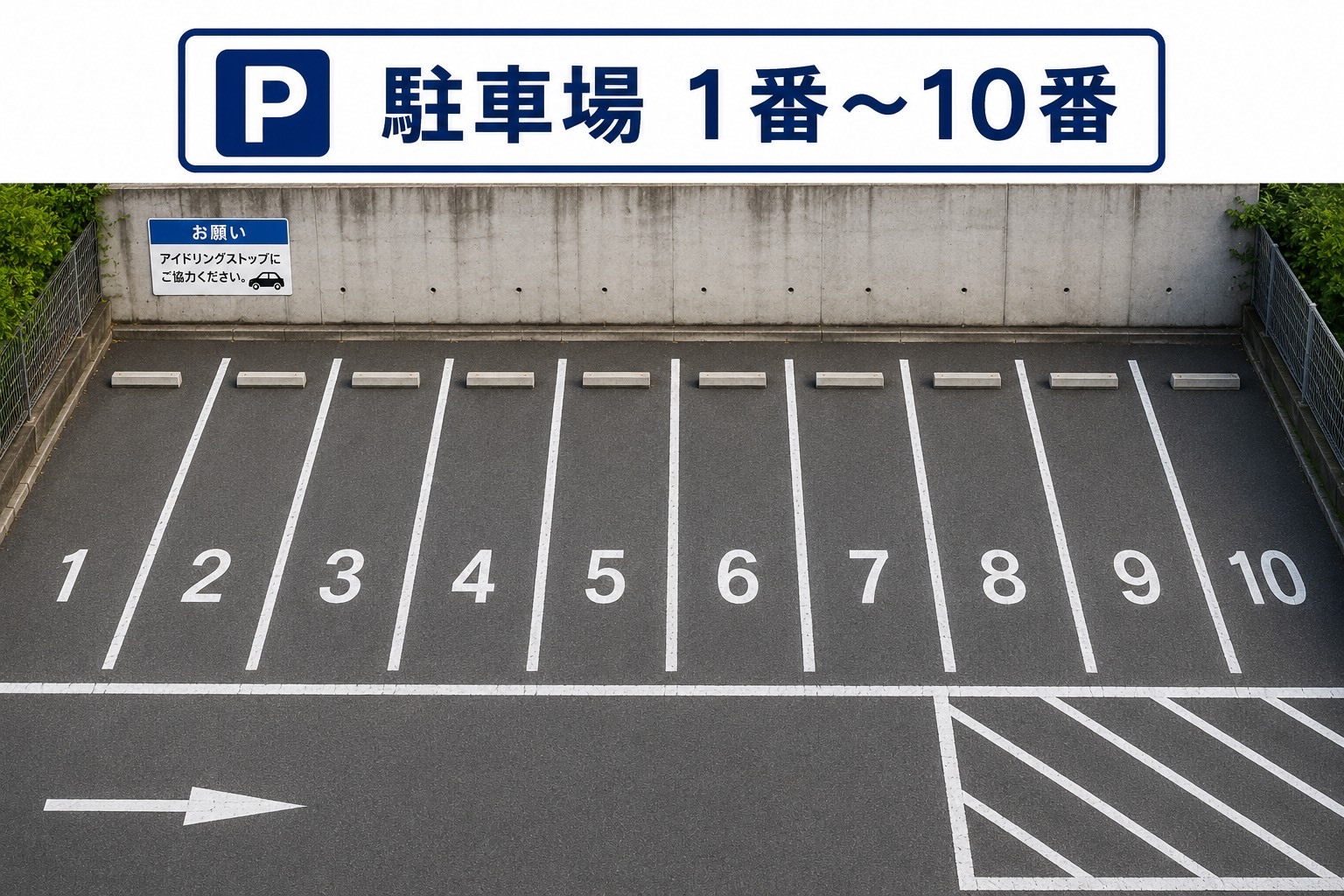 無料駐車場のご案内
