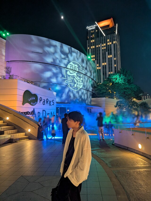 みんな上を向いてた🌙