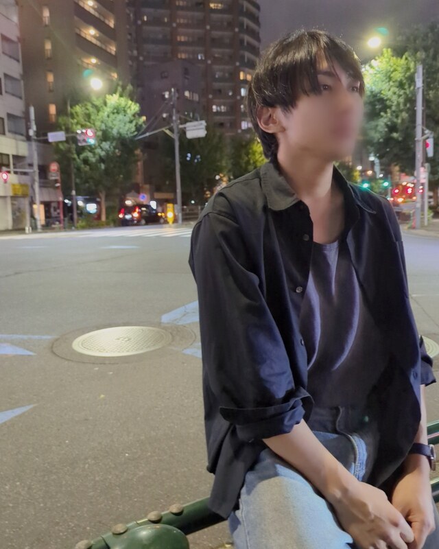 夜の道は広い🌙