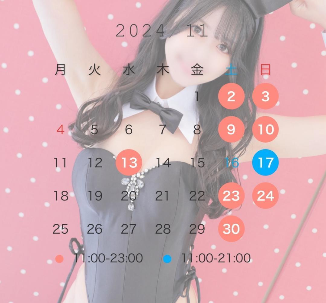 ♥️11月スケジュール♥️