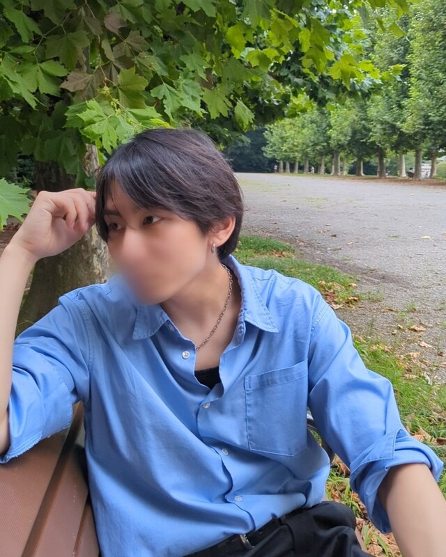 叩いてるだけ😂