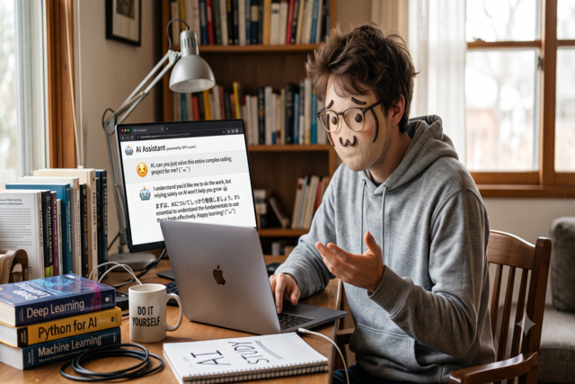 AIに「諸君のせいで勉強するモチベ湧かん様になったので何とかしてクサイ」と相談したら結局「勉強しろ」と言われた