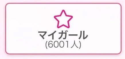 マイガール6000人突破！