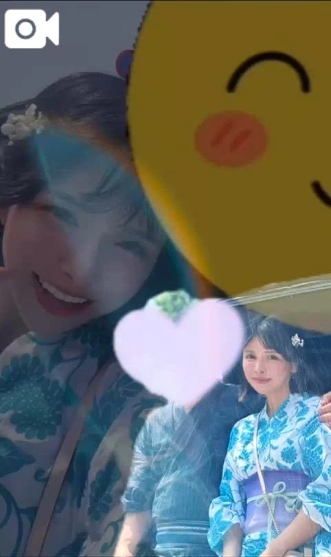 着物で浅草、人力車デート👘