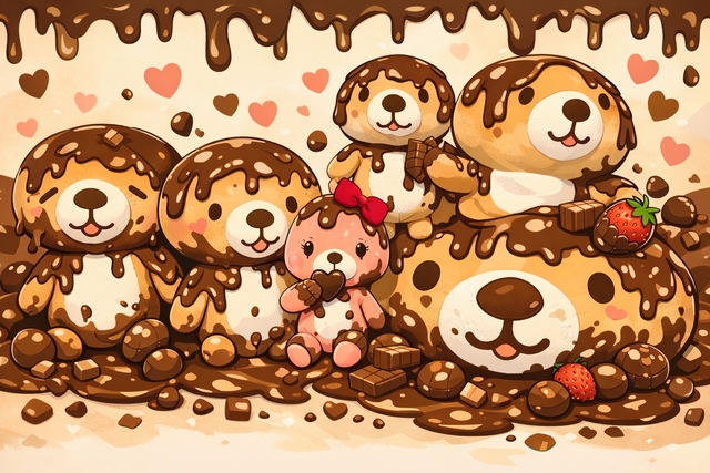 チョコまみれの夢