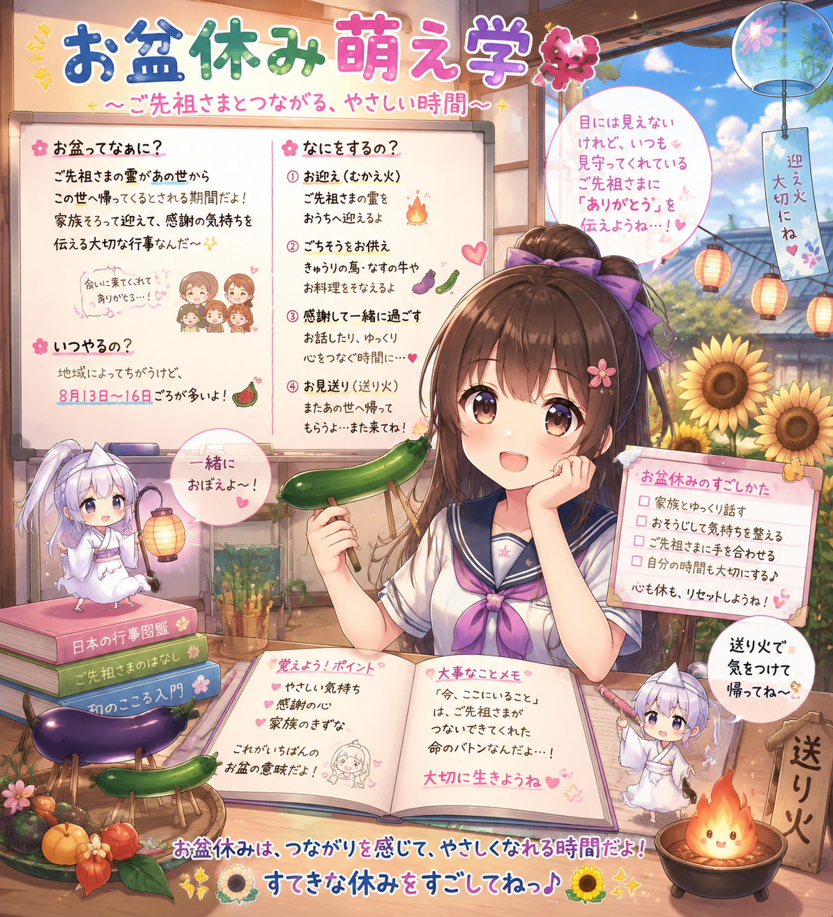 🌻お盆休み突入！癒やし不足の皆さま、大集合〜！🌻