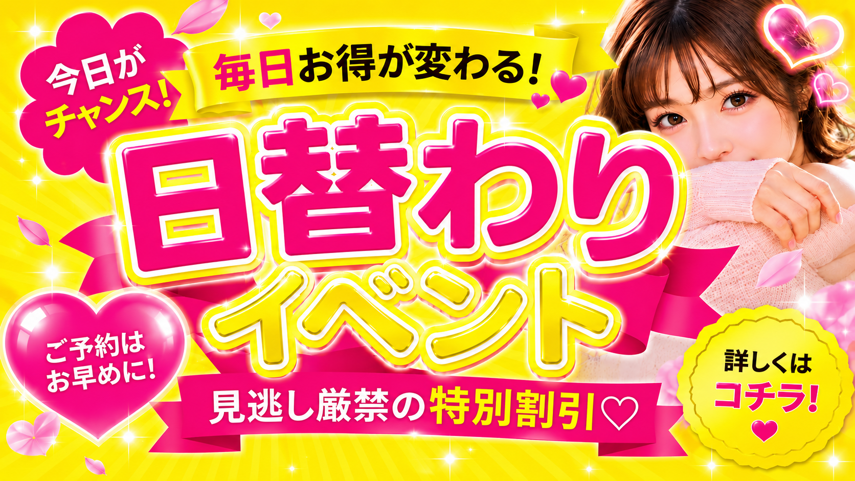 7/26 日替わりイベント