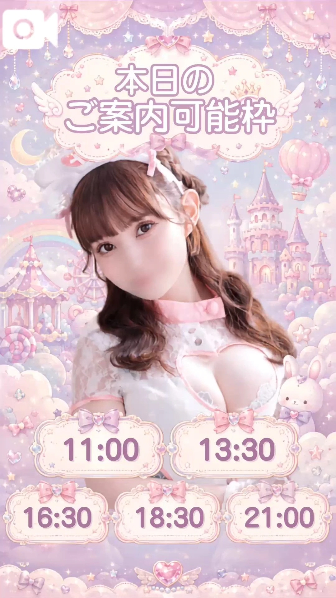 本日21:00のみ🈳