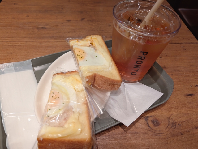 最近ハマりのモーニングセット