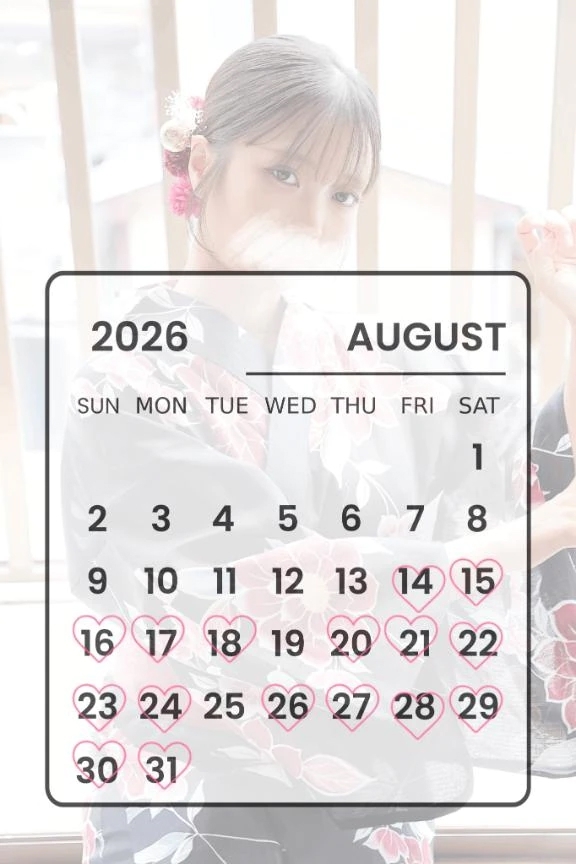 🧚8月のシフト変更です😊