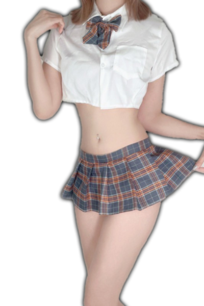 制服チェックミニ(赤)