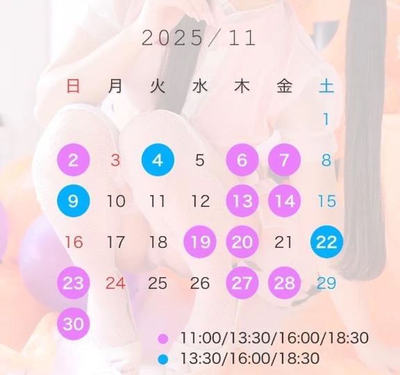 １１月の予定₍ ᐢ.  ̫ .ᐢ ₎❣️