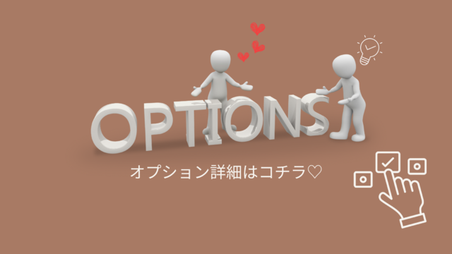 オプション一覧はこちら♡