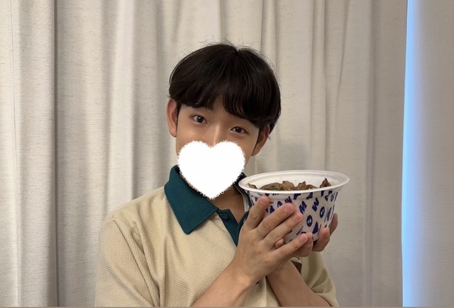 はじめての松屋とあおい💙