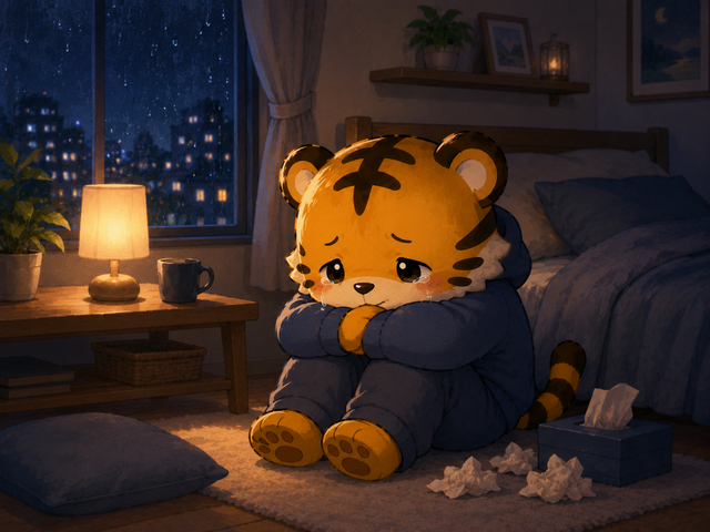 一人で泣いた夜