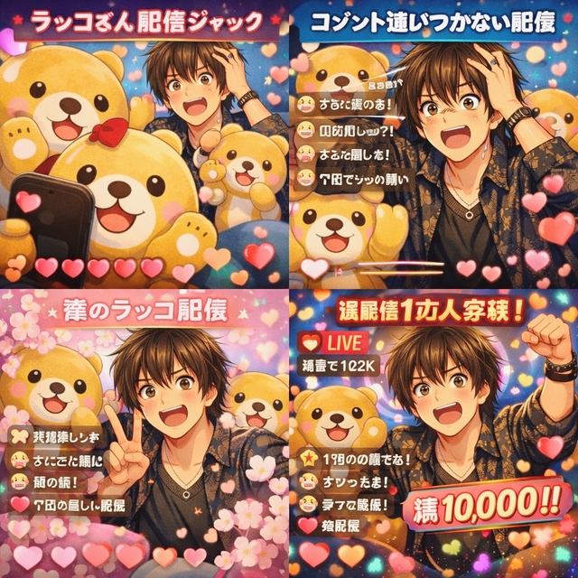 【TikTok】3/8(日)22:10からMC参加 