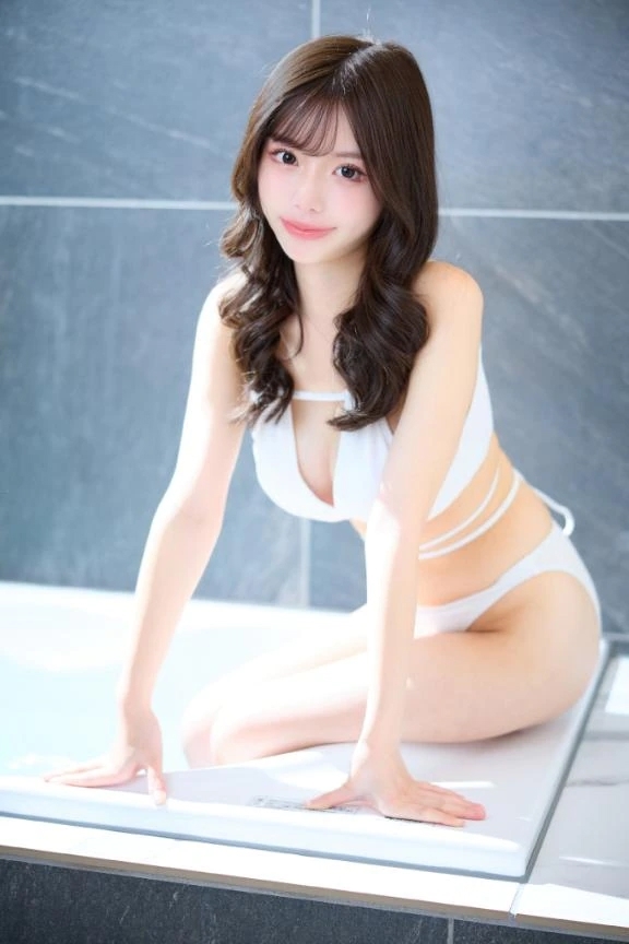 初めてのシャワー撮影♡