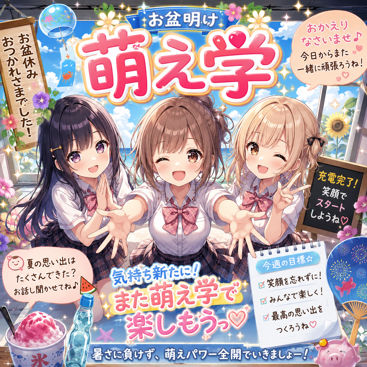 🌻お盆ロスは、癒やしで吹き飛ばそう！？🌻