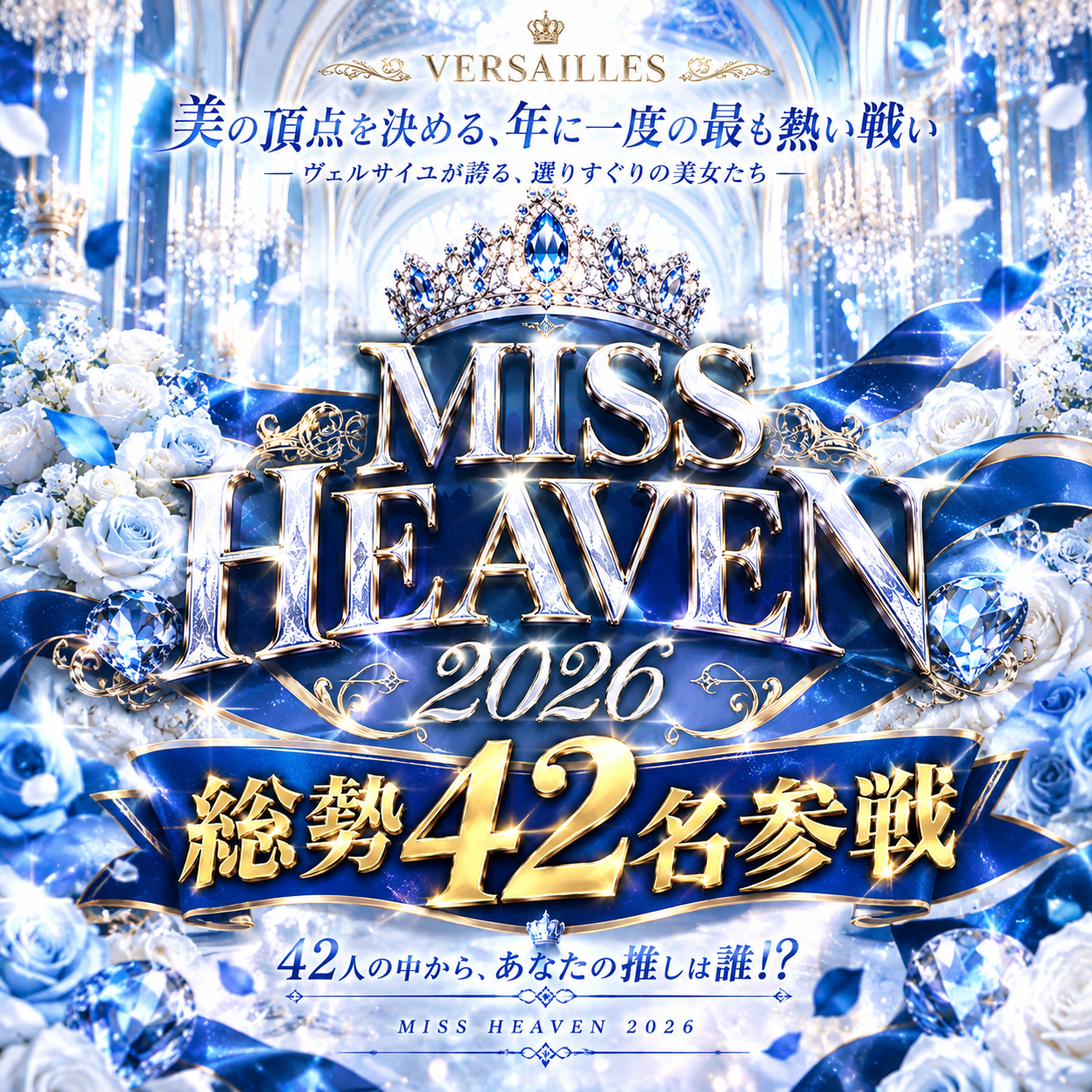 【MISS HEAVEN 2026】選ばれし42名が集結。頂点を決める戦いが始まる。