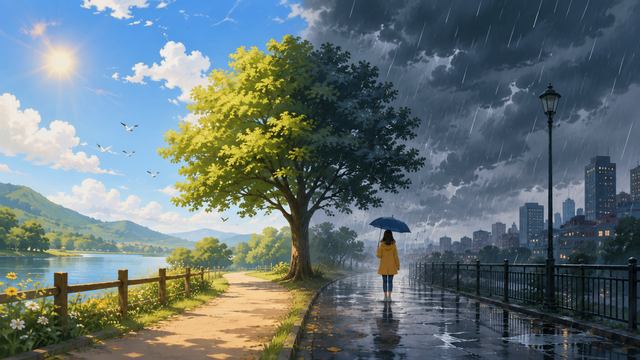 雨男 vs 晴れ男