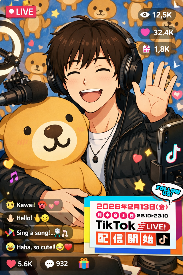 TikTokライブ視聴者さま限定特典について