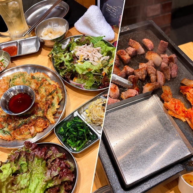 友達とご飯行ったよー🇰🇷