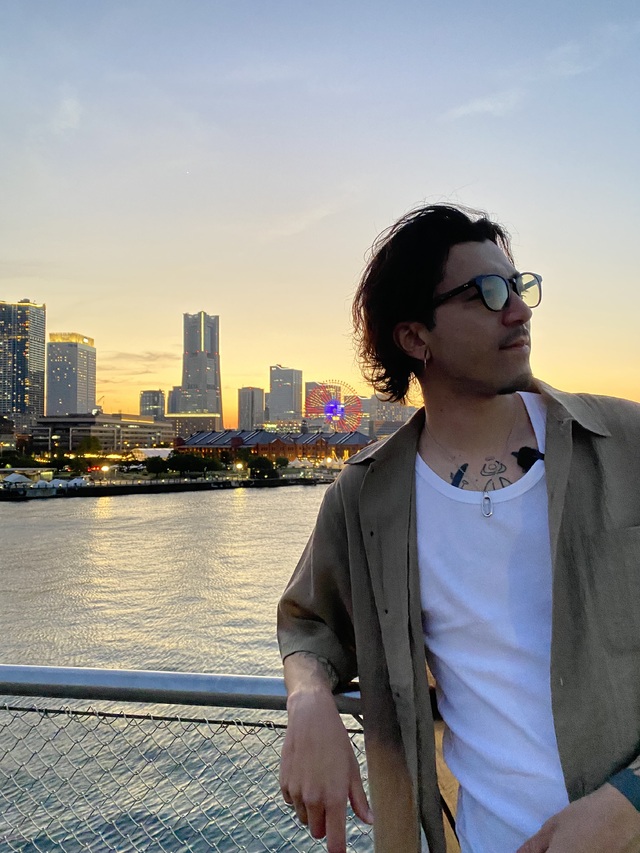夕暮れ時。