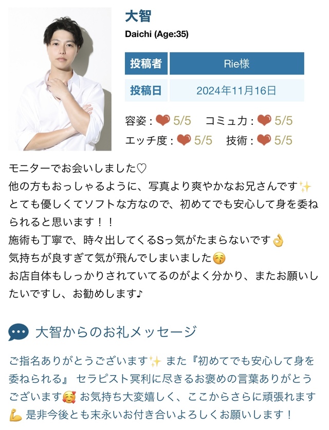 口コミ🖋️