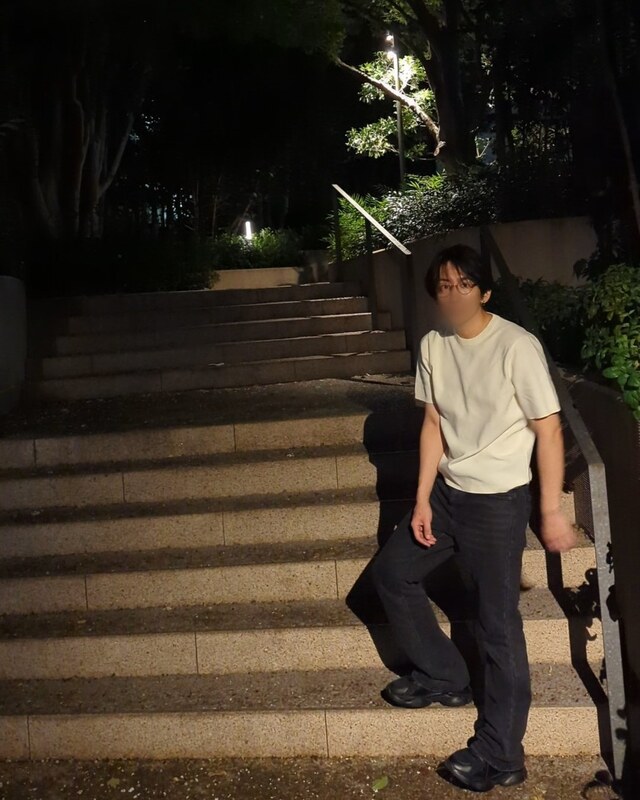 下りの手すり🌿