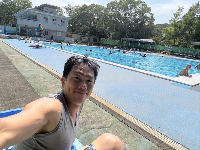プール待機中🏊