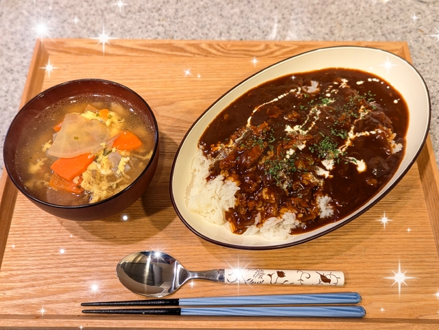 がんばった分のご褒美〜ハヤシライス〜