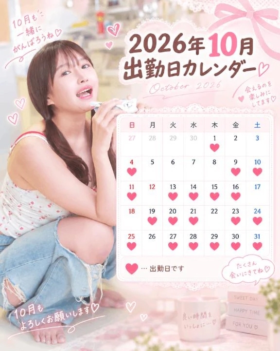 10月の予定