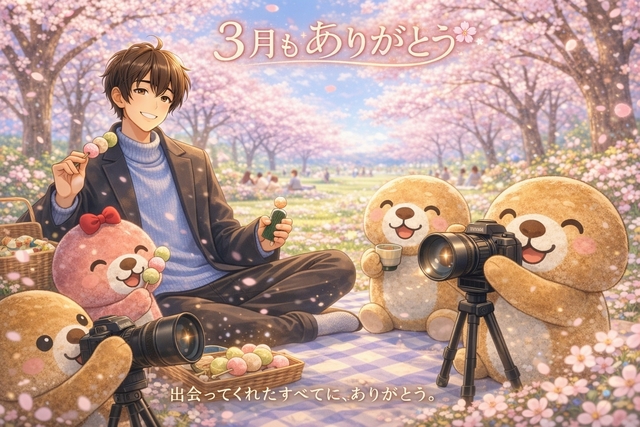 【感謝】3月もありがとうございました