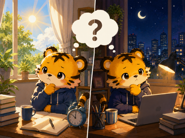 朝活派vs夜活派