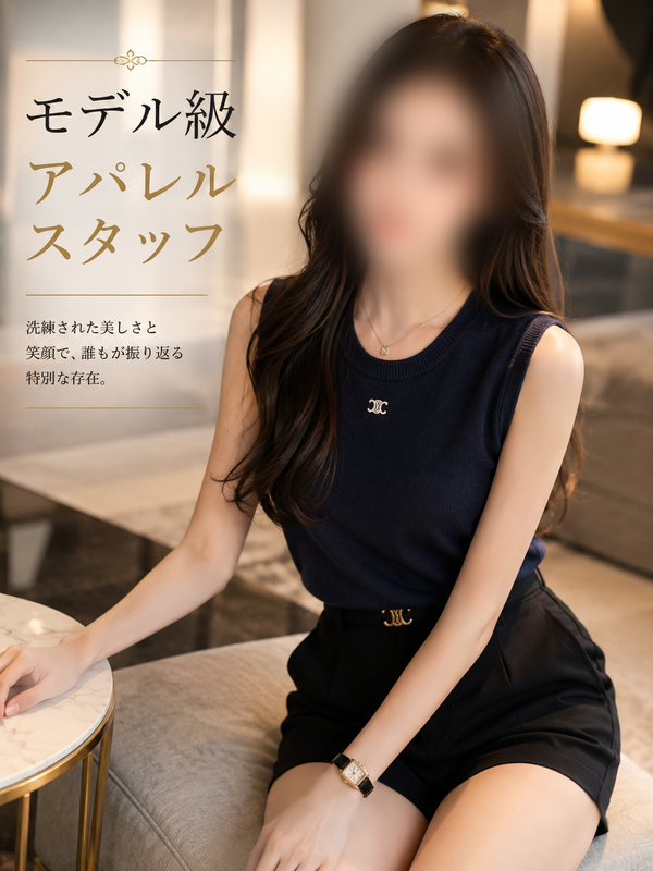 モデル級　アパレルスタッフ