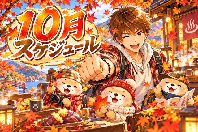 10月のスケジュール