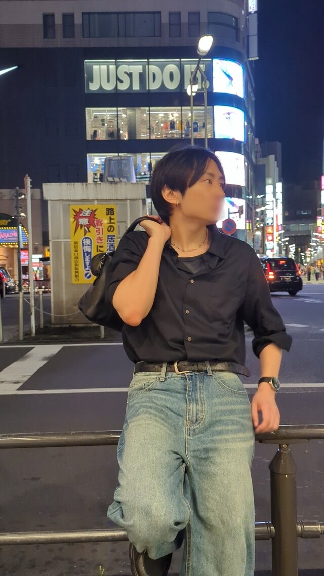 やってしまえ、の下で😂