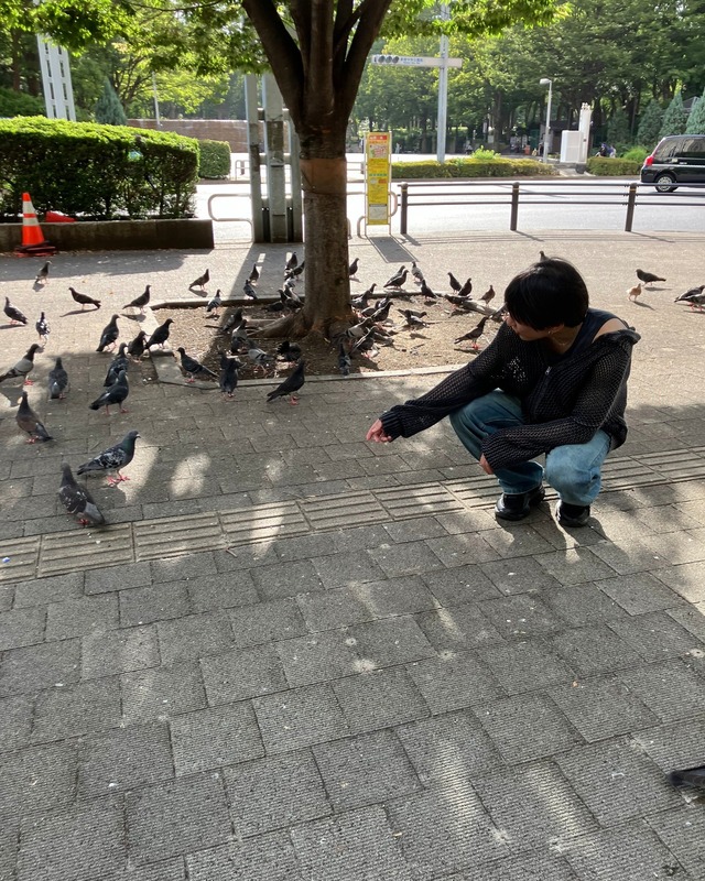 固まってた😂