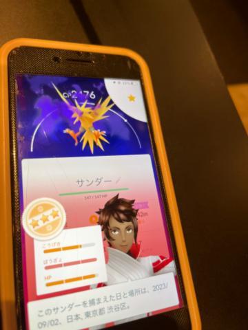 サンダー個体値…