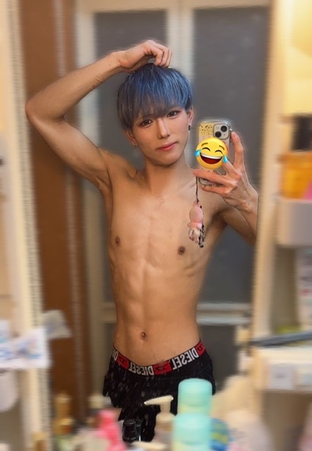 青くなっちゃった🦋