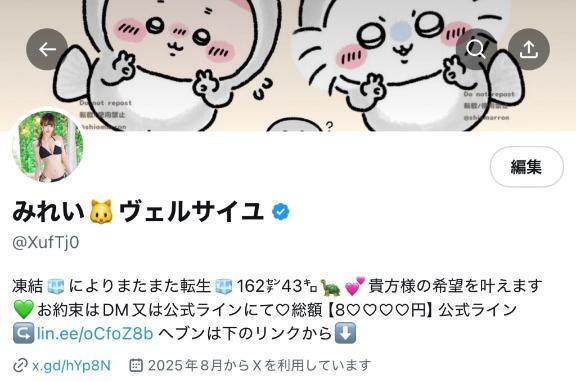 🧊Xまた凍結しました🧊