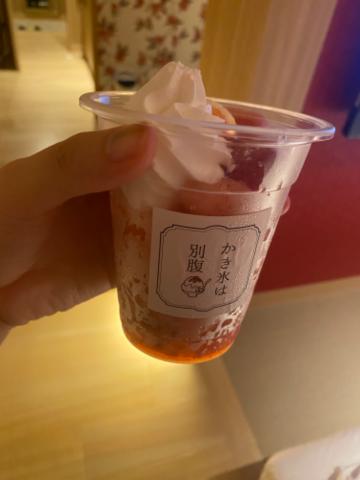 　ラブホで頼めるカキ氷