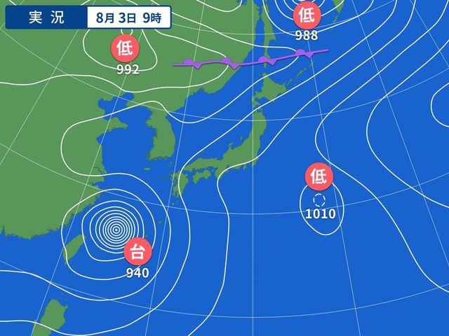 8/3(木)お天気